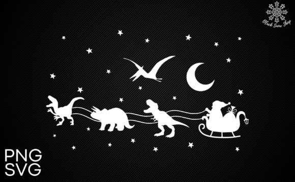 Christmas Dinosaur Santa Ride SVG: A Fun Craft Graphic