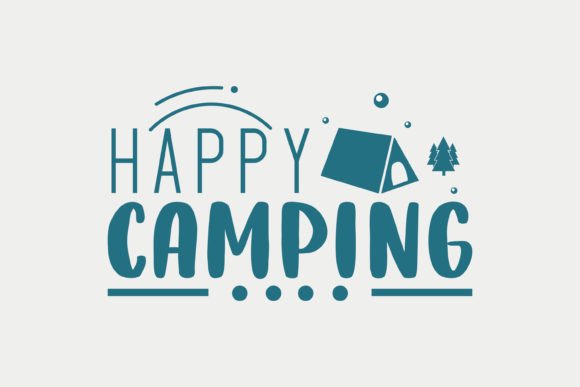 Happy Camping, SVG: A Versatile Graphic for Crafts and Marketing