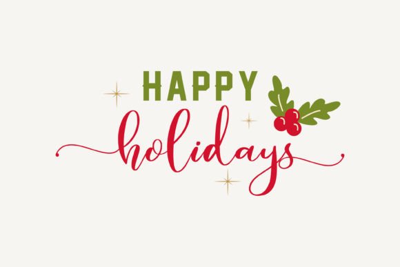 Happy Holidays,Christmas SVG: A Versatile Graphics Asset for Crafts