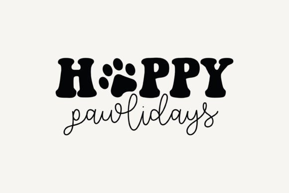 Happy Pawlidays,Christmas SVG: A Crafts Graphics Delight