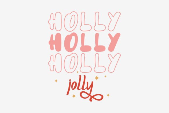 Holly Jolly Retro Christmas Svg: A Versatile Graphics Asset for Crafts