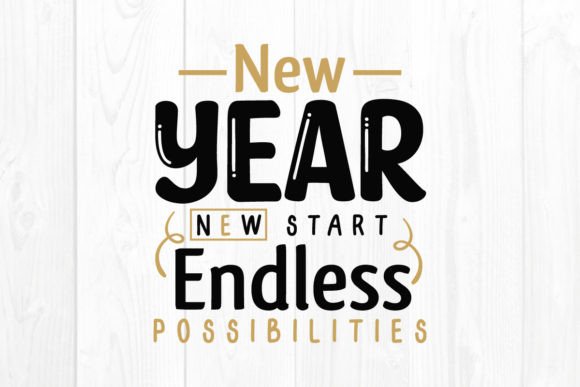 New Year Quote SVG: A Fresh Start for Crafts and Graphics