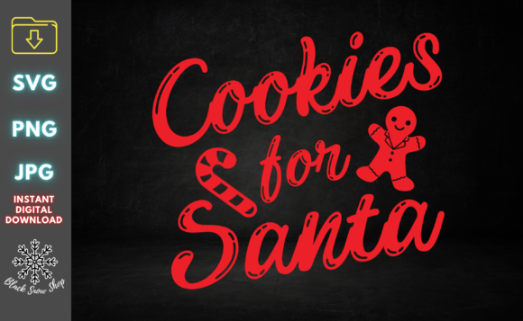 Perfect Cookies for Santa Christmas Svg for Crafts and Graphics