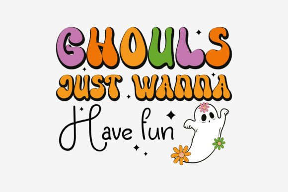 Retro Ghouls Just Wanna Have Fun: A Crafts and Graphics Delight