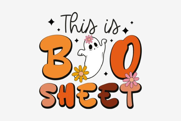 Retro This is Boo Sheet, Halloween Svg for Crafts and Graphics