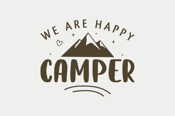 Review: We Are Happy Camper, Camping SVG for Graphics and Crafts